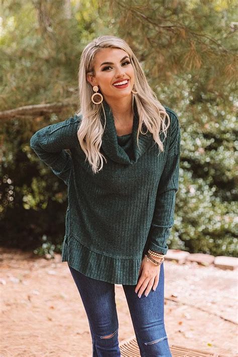 green sweaters for fall.